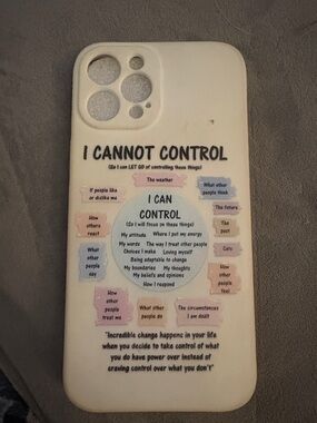 White Inspirational Textured Phone Case - Fits Popular Smartphones
